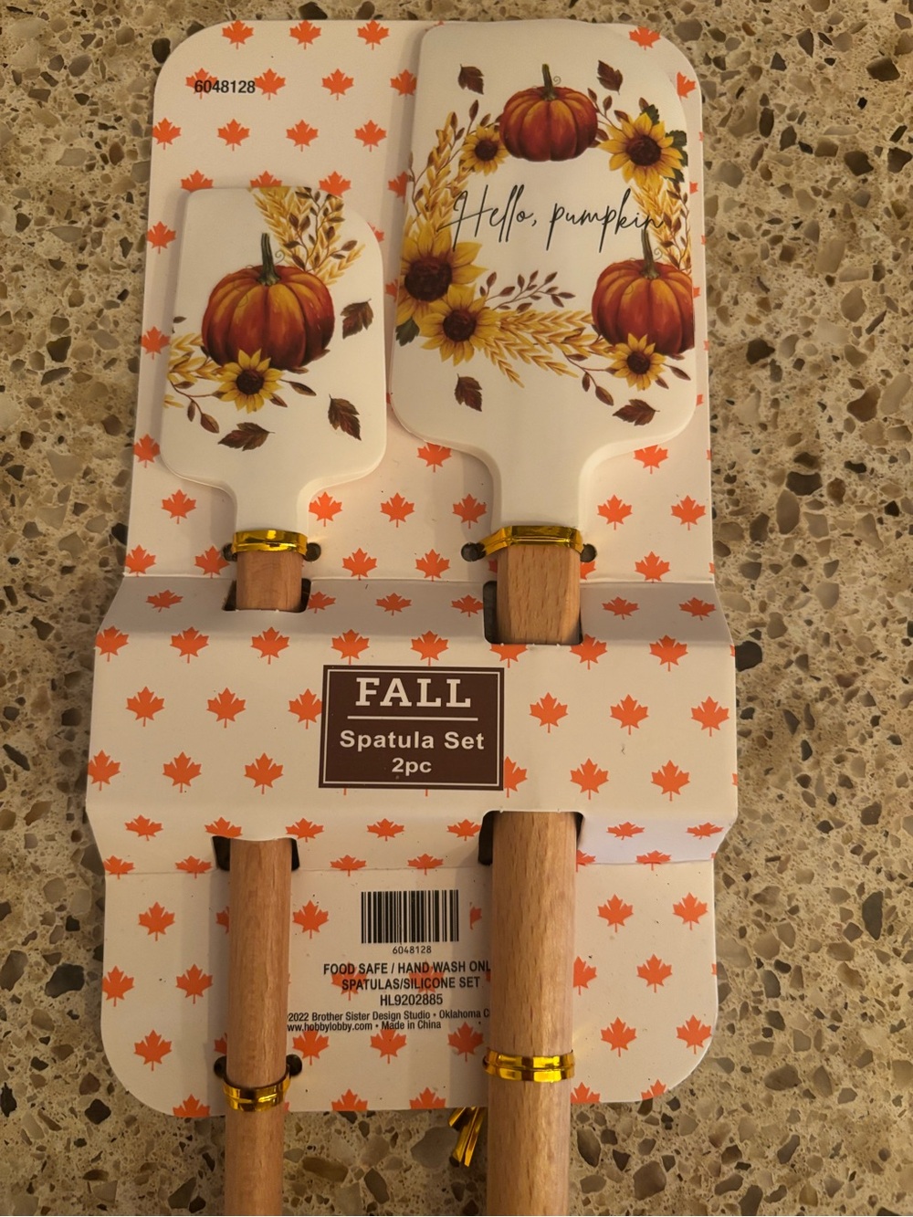 Fall Pumpkin Spatula Set - 2pc
